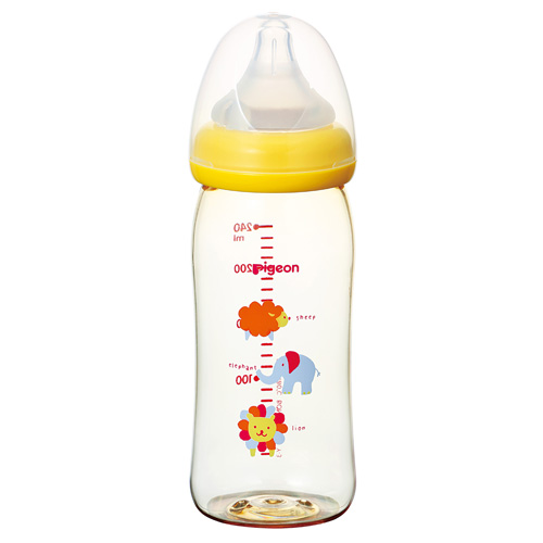 母乳実感 哺乳びん（プラスチック製 アニマル柄）※2022年2月以前商品 