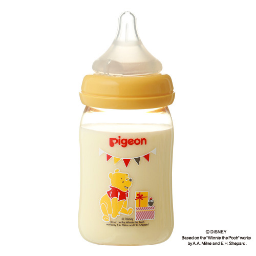 母乳実感 哺乳びん プラスチック製 くまのプーさん Gift 160ml 商品情報 ピジョン株式会社