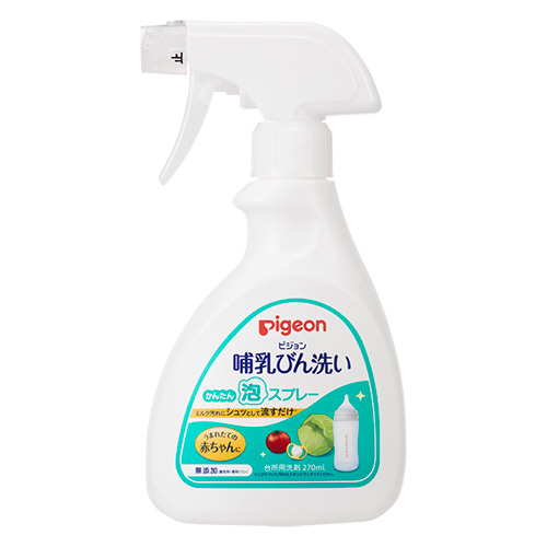哺乳びん洗い かんたん泡スプレー 270ml 商品情報 ピジョン株式会社