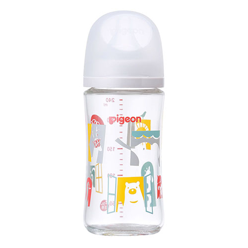 pigeon ピジョン　哺乳瓶　ガラス　240ml プラスチック　セット販売